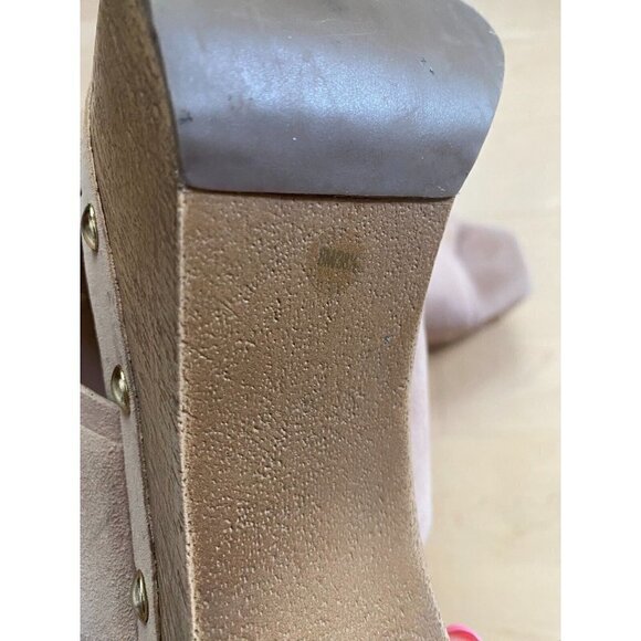 VINCE Camuto "Jenevy" block heel slingback Women 8 suede sandal platform - Picture 5 of 8